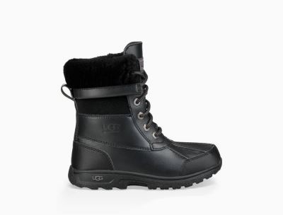 UGG Butte II CWR Big Kids Boots Black - AU 639CL